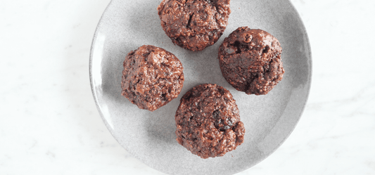 Cacao Date Muffins for Seed Cycling