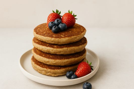 Seed Cycling Fiber + Collagen Pancakes (Gluten-Free & Hormone-Loving)