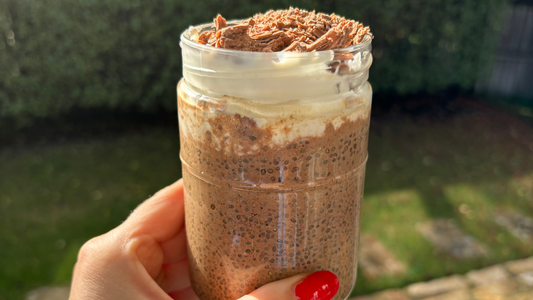 Seed Cycling Protein Chia Tiramisu Pudding Recipe