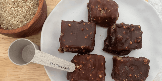 Seed Cycle Chocolate Raspberry Bars