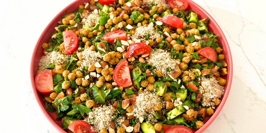 The Nourish Bowl Series: Seed + Oat Chickpea, Tabbouleh Nourish Bowl