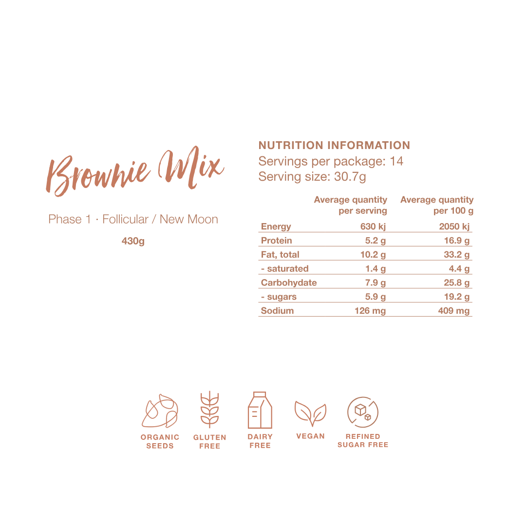 The Seed Cycle Brownie Mix