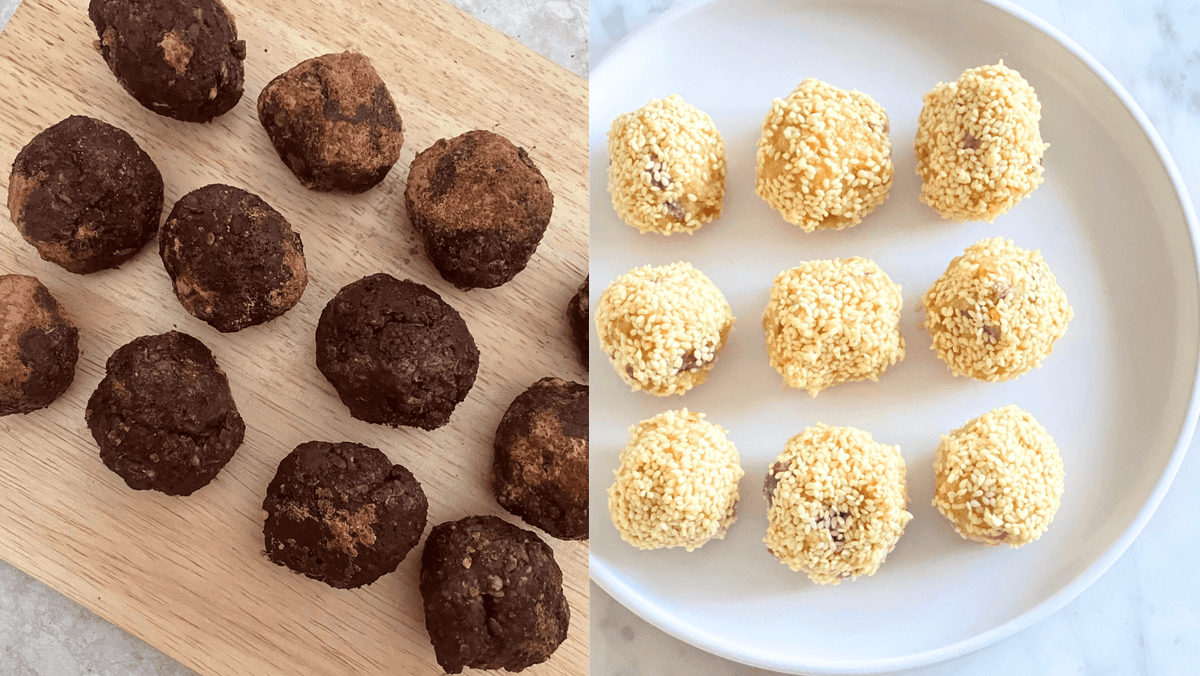Irresistible Seed Cycle Vegan No Bake Bites