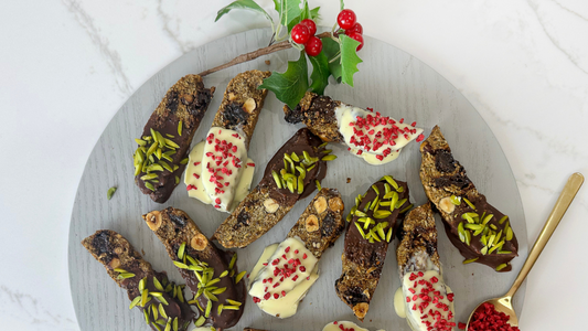 Embracing Festivity and Hormonal Wellness: Seed + Oat Jolly Biscotti Recipe