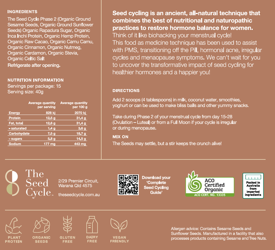 Seed Cycling + Protein Phase 2