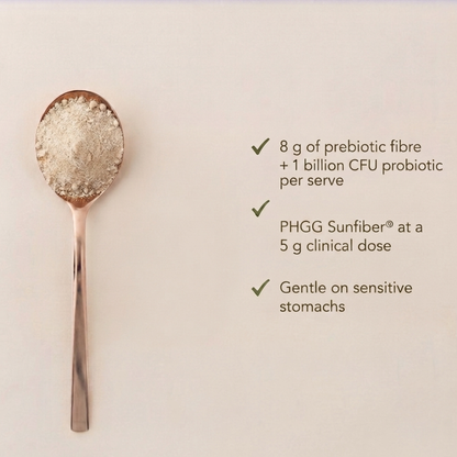 Gut Fibre - PHGG Prebiotic + Probiotic
