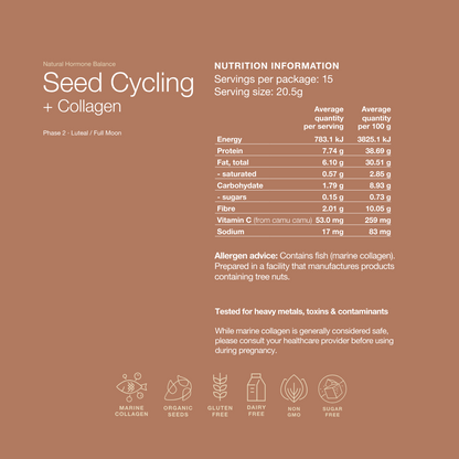 Seed Cycling + Collagen Duo (COMING SOON!)