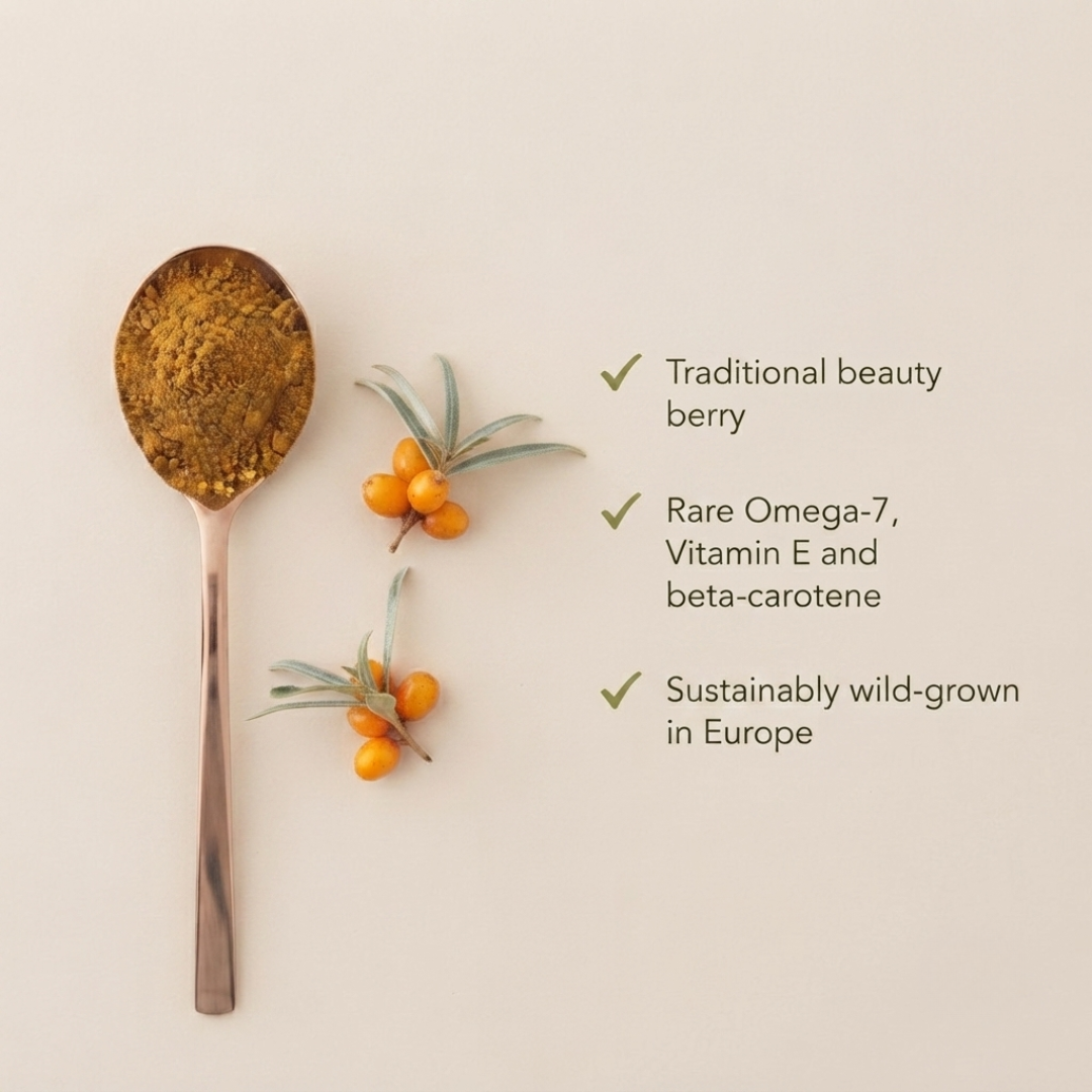 Sea Buckthorn - 100% Organic Raw Crushed Berry Powder