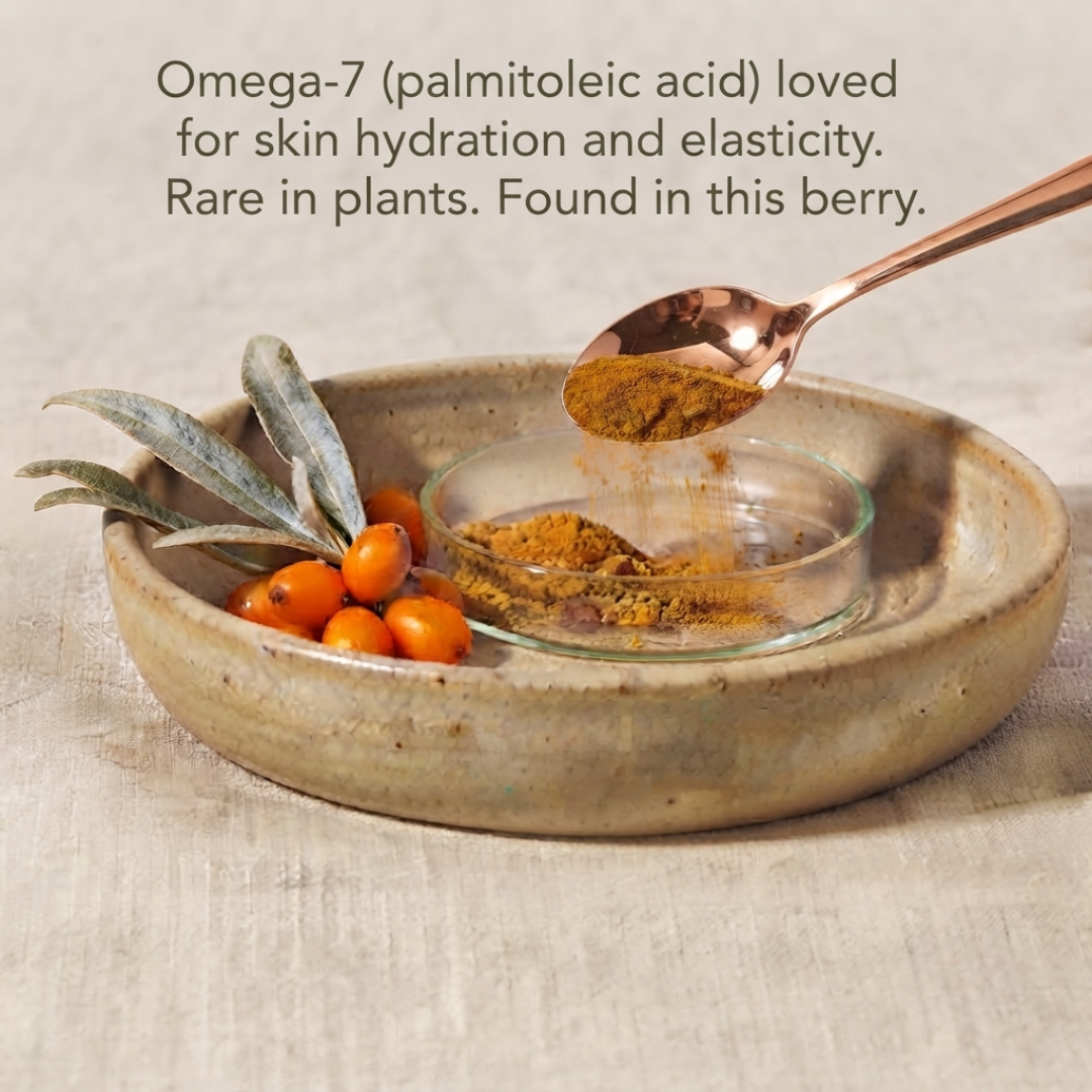 Sea Buckthorn - 100% Organic Raw Crushed Berry Powder